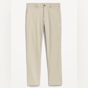 NWT Old Navy Flex Men's Casual Straight-Leg Khakis/Chinos 38x30 — Cream